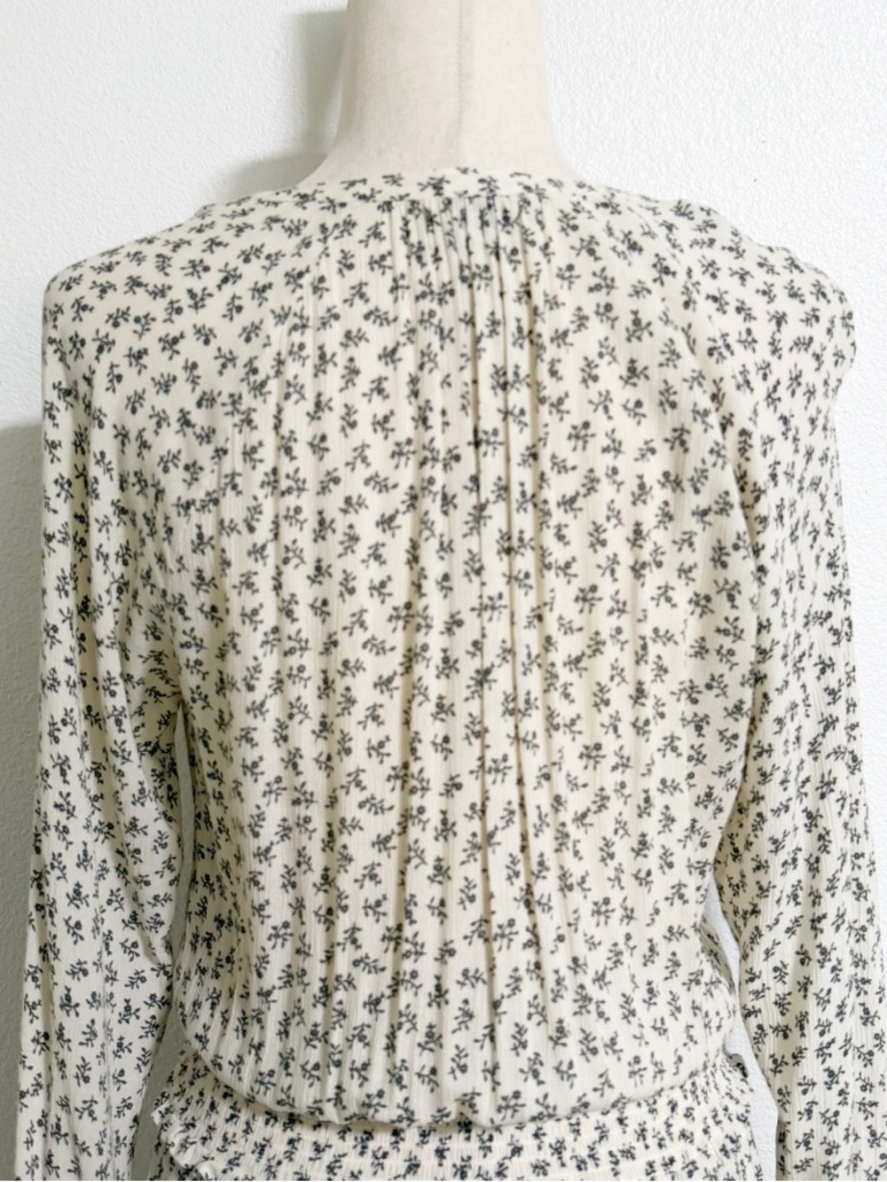 Rails Jasmine Ditsy Floral Smocked Waist Layered Mini Dress - Picture 8 of 15